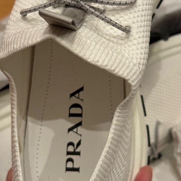 Prada Prax 01 sock sneakers. Brand new. Never worn w/ box. Color- white. Size 9 - Picture 4 of 10